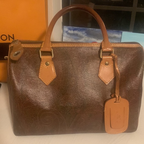 ETRO Milano speedy style handbag. Paisley pattern - Picture 2 of 12